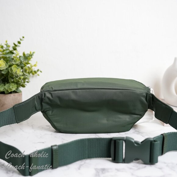Tory Burch Nylon Belt Bag Fanny Pack 170436 in Basil Lightweight NWT - Picture 6 of 8